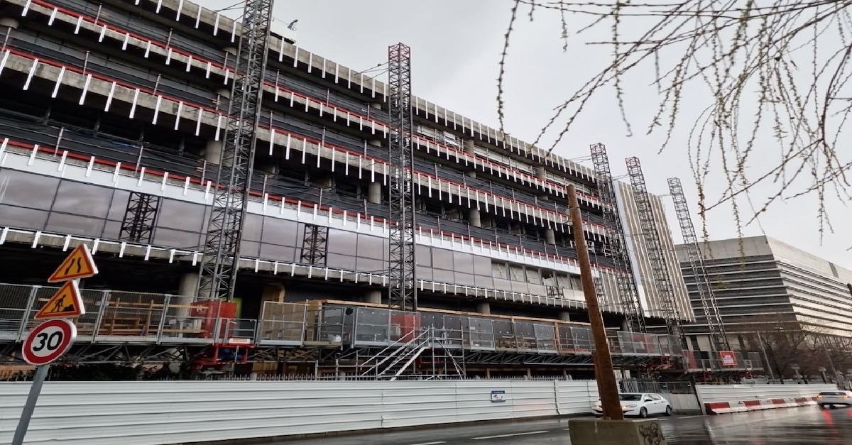 Rénovation de l'enveloppe extérieure du Tribunal de Nanterre